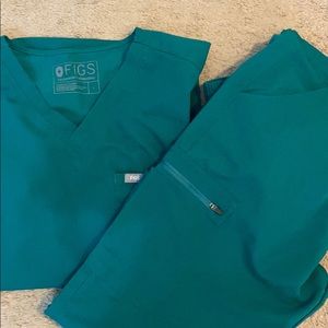 Figs Scrub Hunter Green